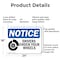 Signmission Drivers Chock Your Wheels OSHA Notice Sign, Aluminum, 24in W x 18in L, 2PK OS-2PACK-NS-A-1824-L-15512 - alternate 8